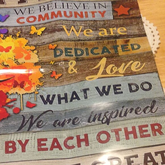 Inspirational Office Decor, Rustic Wood Background Puzzle - Picture 3 of 6
